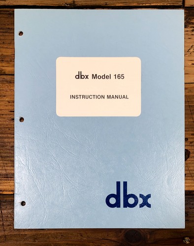 Dbx model 165 compressor - 165,