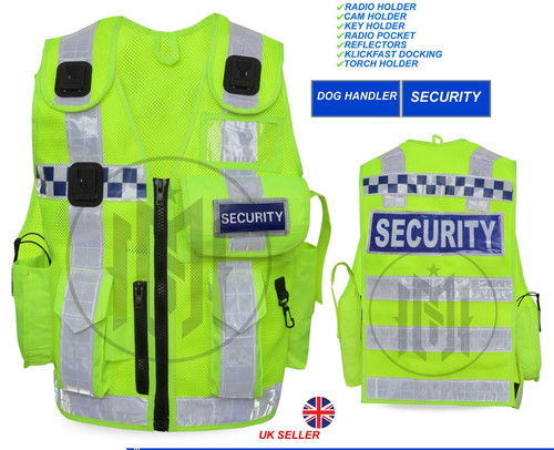 Viz security vest jacket - hi,