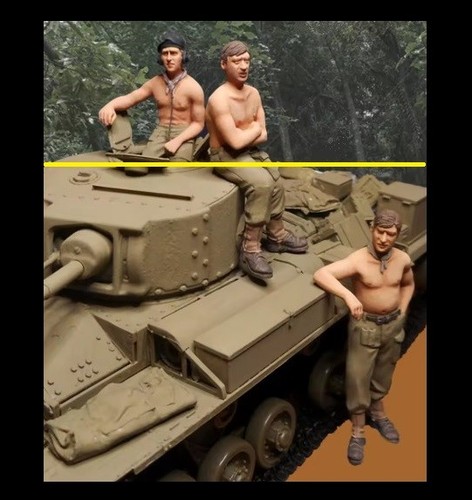 Scale british ww2 resin - 1/35,