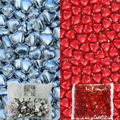 Kingsway silver red foil - silver, &