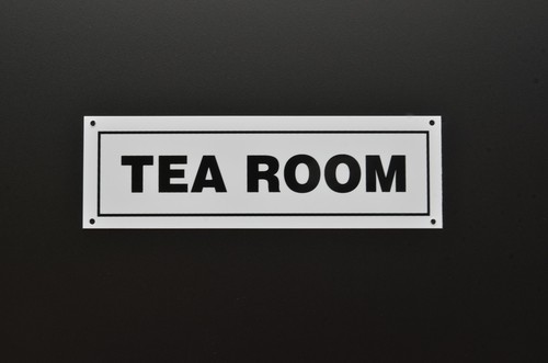 Tea room door sign - sign, sticker