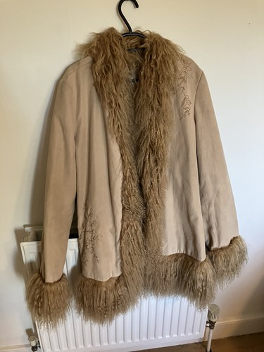 Gorgeous afghan coat faux - coat,