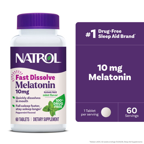 Natrol fast dissolve melatonin - natrol,
