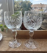 Pair thomas webb crystal - thomas,