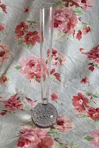 Vintage clear blown glass - clear,