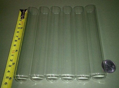 Big new glass test tubes - 6,
