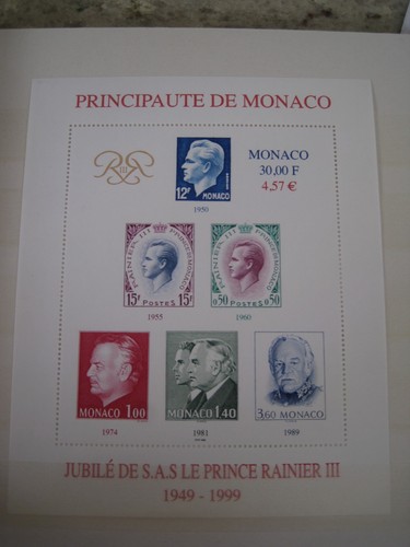 Monaco mnh 1999 rainier - 1999,