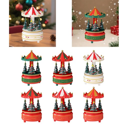 Christmas carousel music box - christmas,
