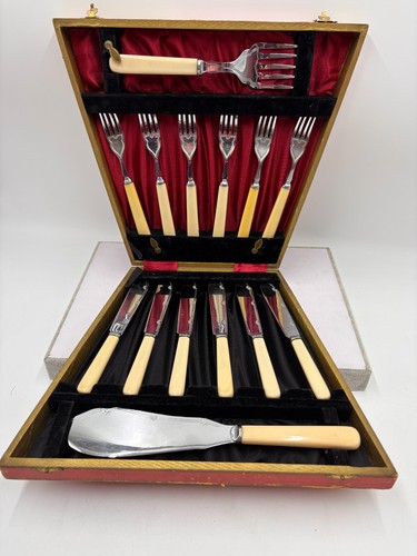 Canteen fish cutlery 6 - of, cutlery,