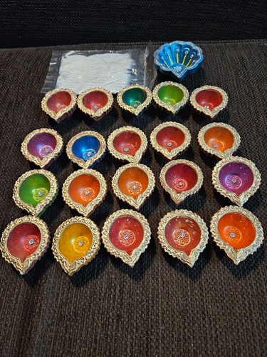 Pcs diwali diya clay - pcs,