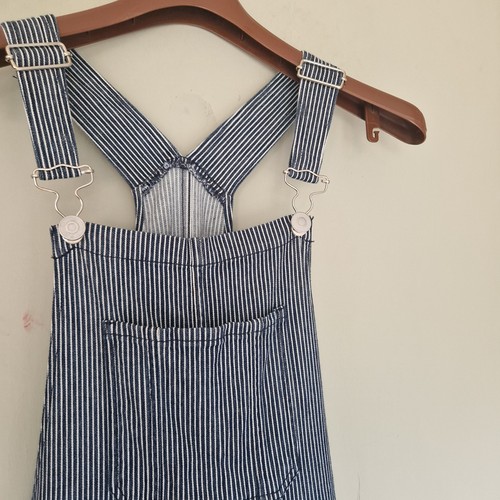 Baukjen pinstripe dungarees - pinstripe,