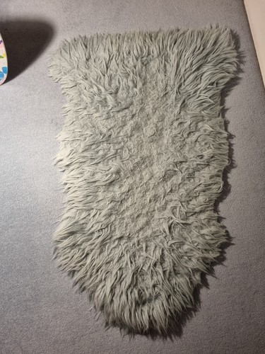 Dunelm sheepskin rug grey - dunelm,
