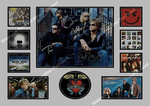 Bon jovi signed multi picture - jovi,