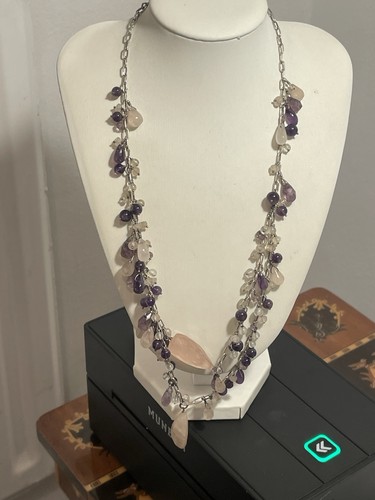 Sterling silver amethyst and - sterling,