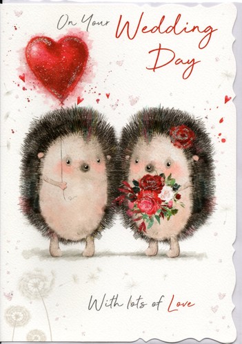 Wedding day card cute - day,