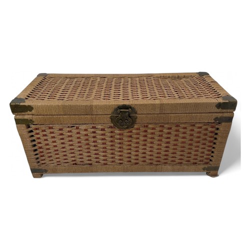 Vintage wicker basket - wicker, with