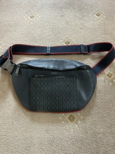 Hugo boss leather crossover - leather,