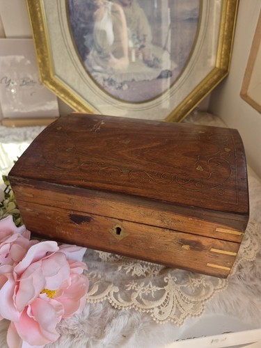 Vintage wood and - wood, brass