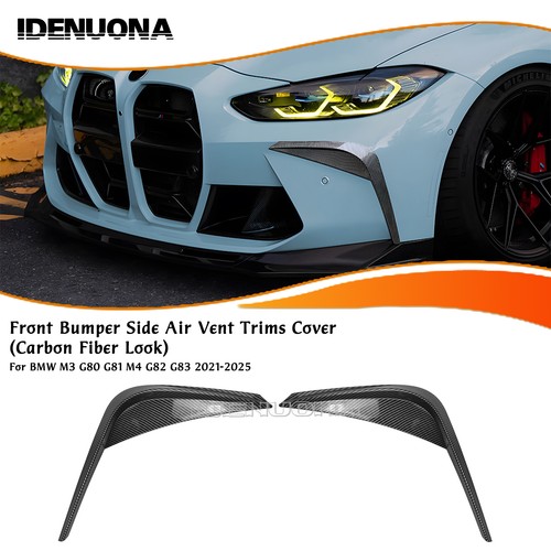 Carbon look front bumper side - carbon,