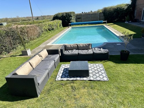 Rattan corner sofa set - corner,