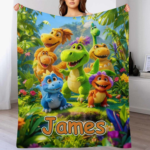 Personalized dino family - dino,