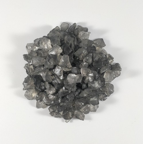 Dark grey platinum crushed - grey,