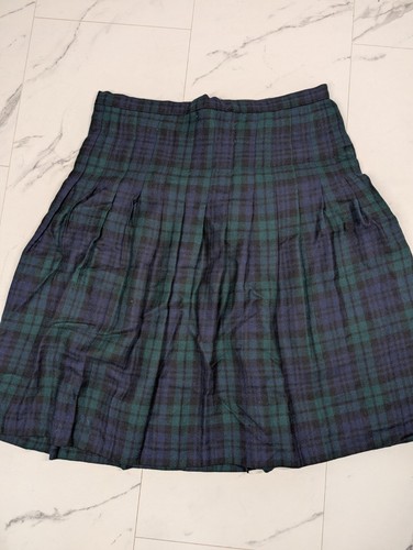 Black watch tartan pleated - watch,