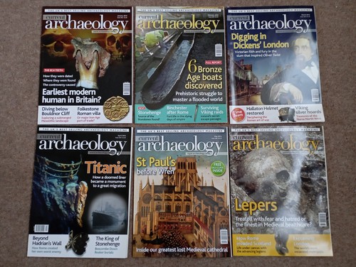 Current archaeology bundle - archaeology, x6
