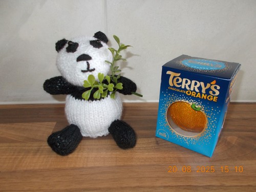 Panda chocolate orange cover - orange,