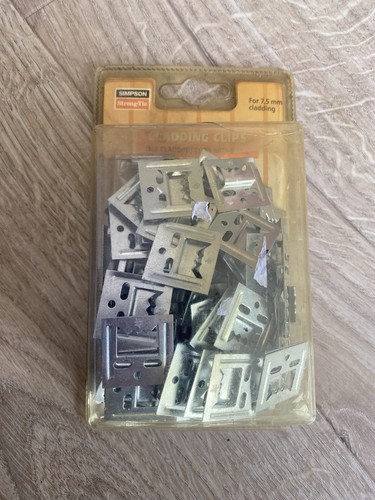 100 cladding fixing clips with - 100,