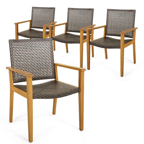 4pcs outdoor dining chair - 4pcs,