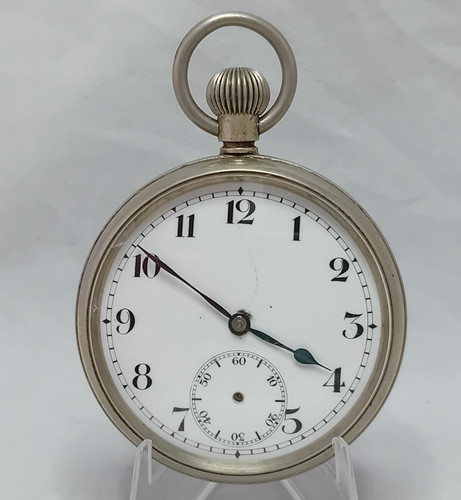 Swiss lever open face pocket - face,