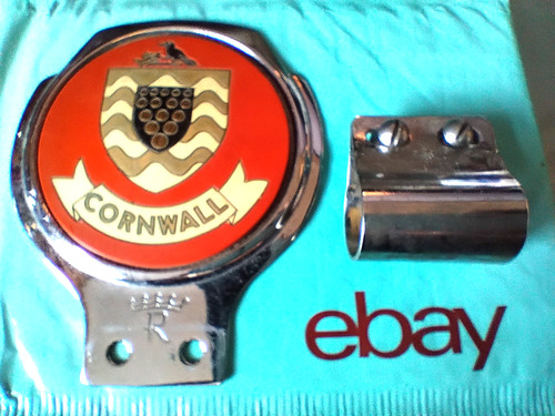 Cornwall vintage renamel - cornwall, badge
