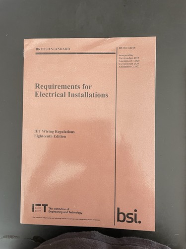 Bs7671 2022 18th edition - 18th,