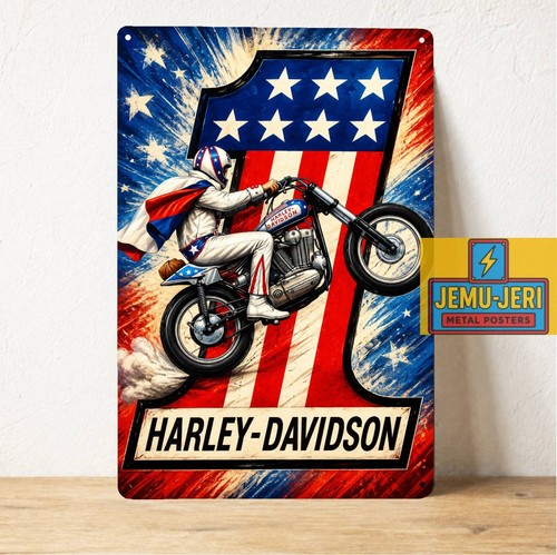 Evel knievel motorcycle - motorcycle, metal