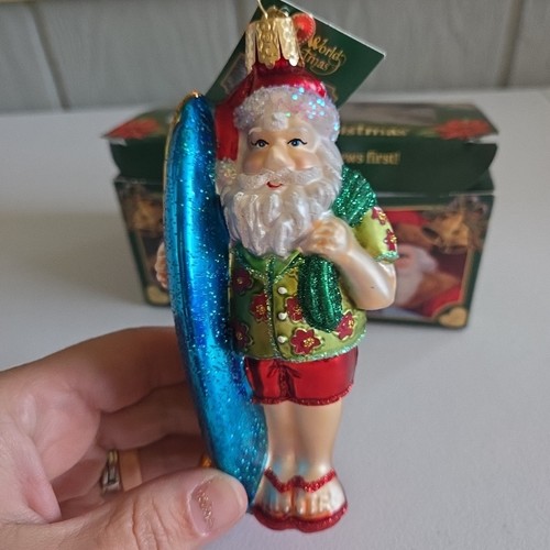 Old world christmas surfer - world,