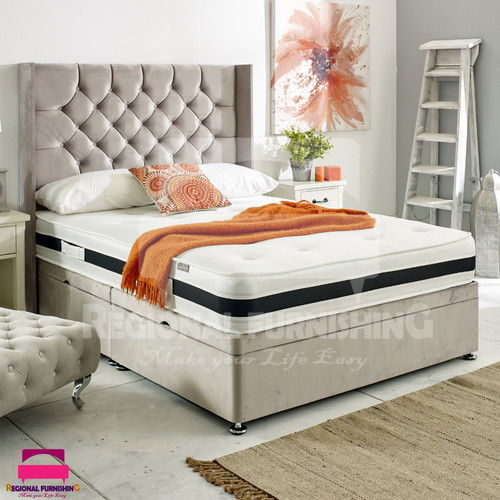 Winged divan chesterfield - winged,