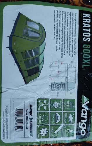 Vango kratos 600xl person - vango,
