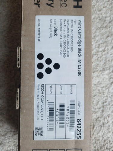 Ricoh c3500 black print - c3500,