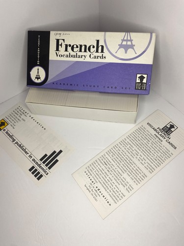 Vintage french vocabulary - french,