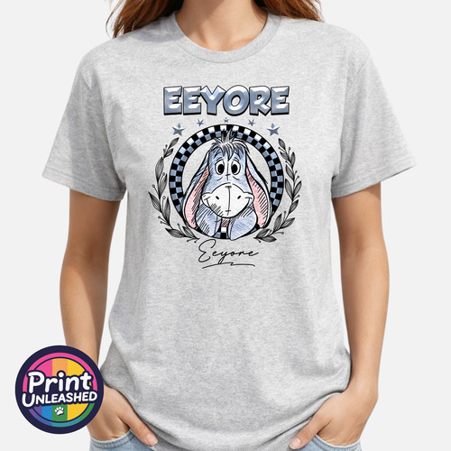 Round chequered eeyore - chequered,