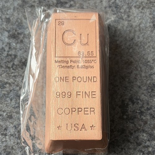 999 fine copper bar - 1,