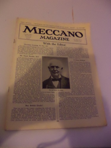 Old vintage 1930s - vintage, meccano