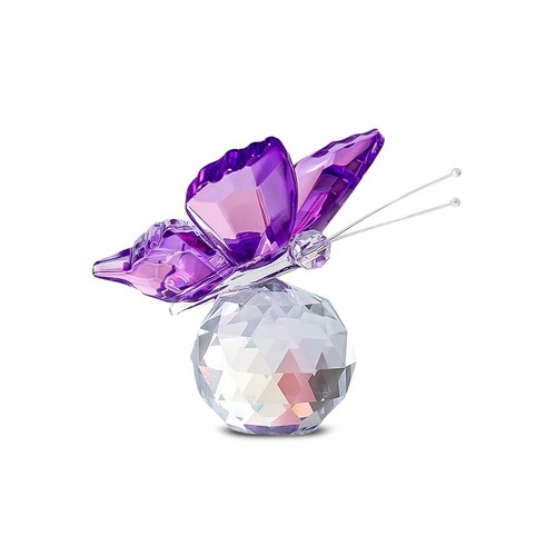 Crystal glass purple flying - crystal,