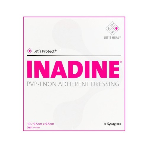 Inadine dressings iodine - -,
