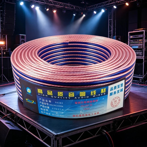 Transparent blue core audio - transparent,
