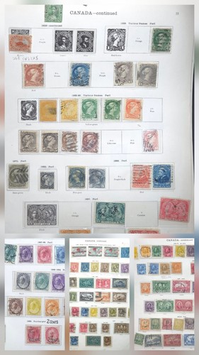 Canada 1852 1930 collection - canada, 1852-1930
