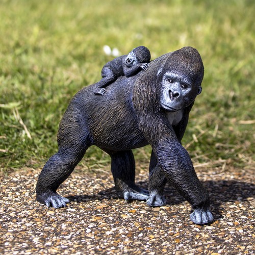 Gorilla with baby garden - gorilla,