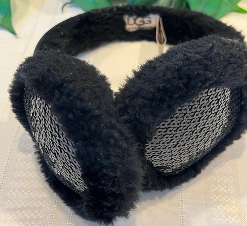 Uggs shearling sequin earmuffs - shearling,