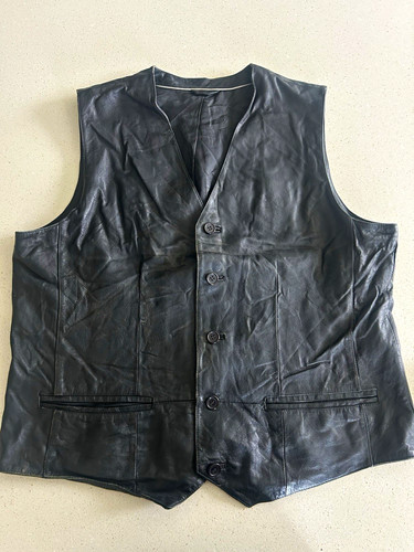 Canda men black leather - black,